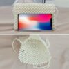 Pearl Purse for Women,Beaded Purse Pearl Bag,Pearl Clutch Purse for Women Party