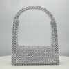 SELENA  Pearl Bag Clutch Purses For Women Wedding Bride Purse Sparkly Glitterl Beaded Handbag